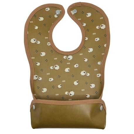 Bavoir malin® (tracteur) Fleurs indiennes+Grandes fleurs+Mouton+Ourson+Petites fleurs+Tigre+Tracteur 7 - vertbaudet enfant 