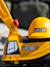 Pelleteuse super builder entièrement articulée avec assise ouvrante Jaune JCB 6 - vertbaudet enfant 