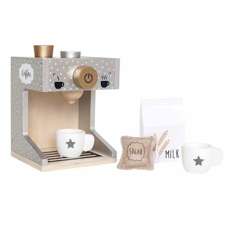 Jouet en bois - machine à café Gris 1 - vertbaudet enfant 