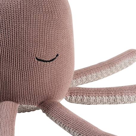 Doudou peluche poulpe Vieux rose 6 - vertbaudet enfant 