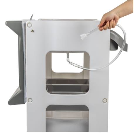 Table à langer et baignoire 2 en 1 dolphy Mist gray 2 - vertbaudet enfant 