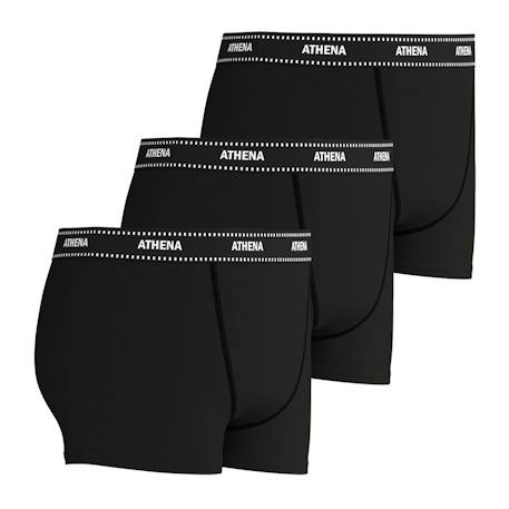 Lot de 3 boxers garçon my petit prix Marine-vert+Noir-noir-noir 6 - vertbaudet enfant 