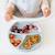 Assiette à compartiments avec ventouse aquamarine+gris clair+gris foncé+menthe+Rose foncé+rose pâle 3 - vertbaudet enfant 