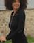Robe midi de grossesse favo Noir 5 - vertbaudet enfant 