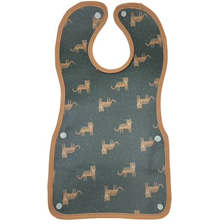 Bavoir malin® (tracteur) Fleurs indiennes+Grandes fleurs+Mouton+Ourson+Petites fleurs+Tigre+Tracteur 17 - vertbaudet enfant 
