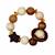Hochet bois flexible etoile et ambre Multi-coloured 1 - vertbaudet enfant 