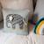 Housse de coussin arc-en-ciel en coton standard 100 by oeko-tex® Gris et jaune+Multicolore 3 - vertbaudet enfant 