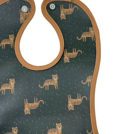 Bavoir malin® (tracteur) Fleurs indiennes+Grandes fleurs+Mouton+Ourson+Petites fleurs+Tigre+Tracteur 18 - vertbaudet enfant 