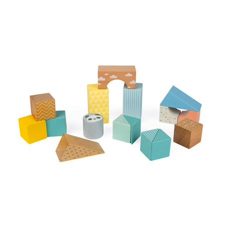Chariot de cubes à promener pure Rose 4 - vertbaudet enfant 