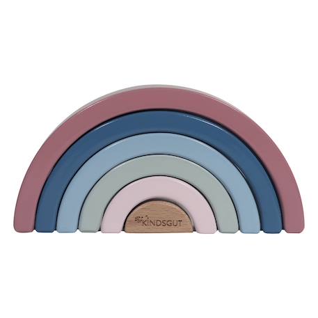Arc-en-ciel en bois Multicolore 1 - vertbaudet enfant 