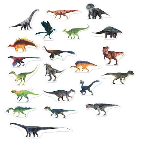 Coffret de 21 magnets dinosaures Beige 2 - vertbaudet enfant 