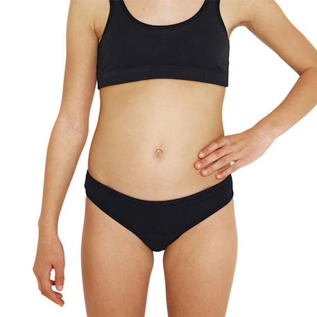 Culotte menstruelle  fille Noir 2 - vertbaudet enfant 