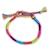 Coffret 7 bracelets brésiliens fluo à créer Bleu 3 - vertbaudet enfant 