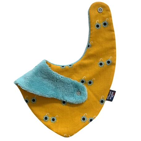 Bavoir bandana (bleu imprimé feuilles) Animaux polaires+Blanc étoiles+Bleu imprimé feuilles+Gris étoiles+Jaune étoiles+Jaune feuilles+Kaki triangles+Koala moutarde+Menthe+Monaha+Oasis+Ourson+Petites oies+Rose étoiles+Rose pâle étoiles+Savane+Sunny 56 - vertbaudet enfant 