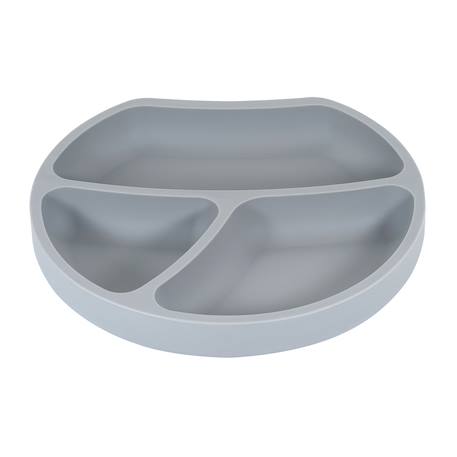 Assiette à compartiments avec ventouse aquamarine+gris clair+gris foncé+menthe+Rose foncé+rose pâle 17 - vertbaudet enfant 
