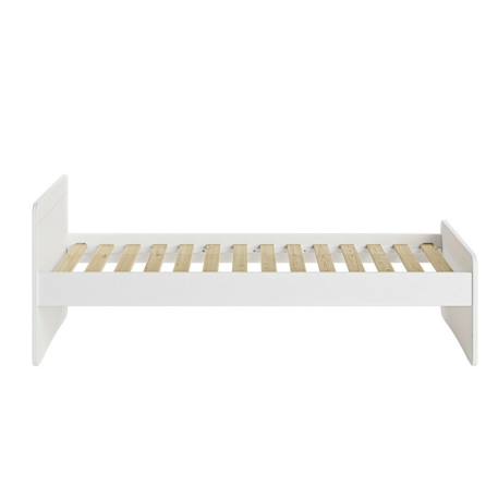 Lit enfant bois massif lilow Blanc+Bois 4 - vertbaudet enfant 