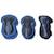 Set 3 protections enfant xs (coudes, genoux, poignets) Bleu marine+Bleu pastel+Rose+Rose pastel+Vert menthe 1 - vertbaudet enfant 