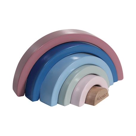 Arc-en-ciel en bois Multicolore 5 - vertbaudet enfant 