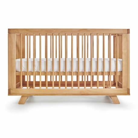 Pack lit bébé évolutif montessori avec matelas bois massif kyoto Bois naturel 5 - vertbaudet enfant 