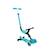 Trottinette évolutive go-up active lights 360 Bleu aqua 1 - vertbaudet enfant 