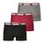 Lot de 3 boxers garçon easy fun Noir-rouge-gris 3 - vertbaudet enfant 