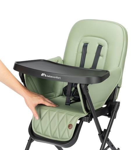 Chaise haute bébé ultra compacte mallow Mineral green 3 - vertbaudet enfant 