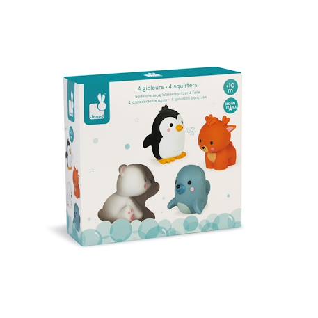 Gicleurs de bain animaux polaires Bleu 6 - vertbaudet enfant 