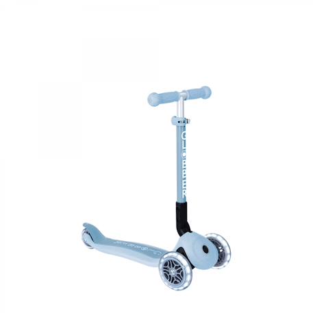 Trottinette 3 roues junior foldable lights essential Bleu ciel+Rose berry+Vert pistache 1 - vertbaudet enfant 