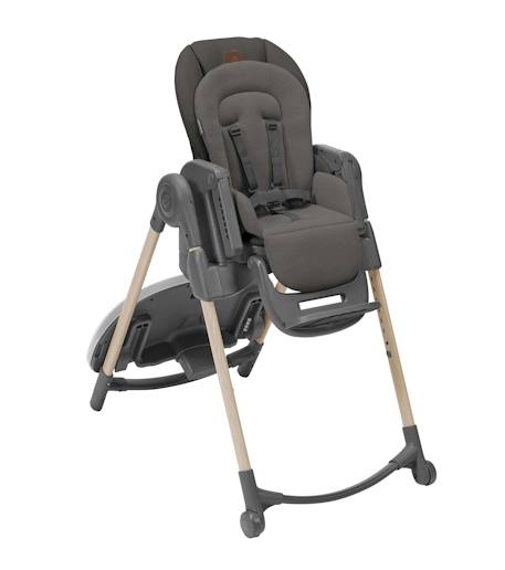 Chaise haute bébé evolutive minla eco Beyond graphite+Beyond green 2 - vertbaudet enfant 