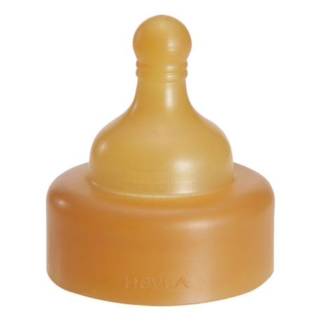 Lot de 2 biberons en verre et caoutchouc naturel - 150 ml Multi-coloured 3 - vertbaudet enfant 