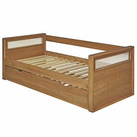 Lit banquette gigogne bois massif cobi Bois 5 - vertbaudet enfant 