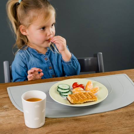 Set de table arc-en-ciel Aquamarine+Gris clair+Gris foncé+Taupe+Vieux rose 20 - vertbaudet enfant 