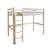 Lit mezzanine bois massif aaron Blanc+Bois naturel 5 - vertbaudet enfant 