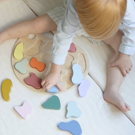 Puzzle à encastrer palette Multicolore 4 - vertbaudet enfant 