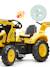 Tractopelle à pédales avec excavatrice arrière et remorque Jaune Komatsu+Vert 3 - vertbaudet enfant 