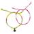 Coffret 7 bracelets brésiliens fluo à créer Bleu 5 - vertbaudet enfant 