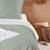 Drap housse 1 personne satin de coton bio lavé Ambre+Blanc craie+Cyprès+Lin+Peach+Tilleul 10 - vertbaudet enfant 