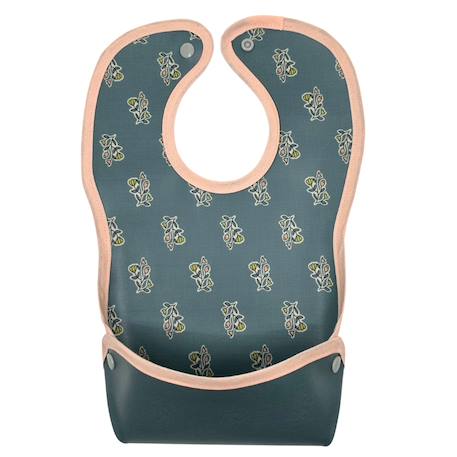 Bavoir malin® (tracteur) Fleurs indiennes+Grandes fleurs+Mouton+Ourson+Petites fleurs+Tigre+Tracteur 1 - vertbaudet enfant 