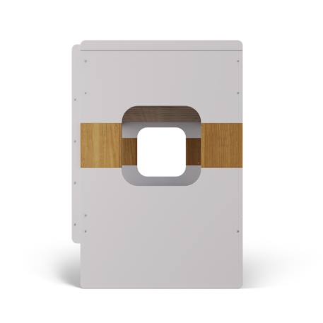 Lit superposé gigogne leji Blanc+Blanc et noisette 12 - vertbaudet enfant 