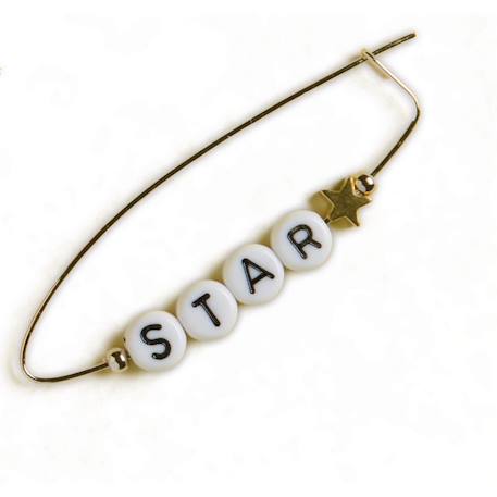 Bijoux à messages à créer Jaune 6 - vertbaudet enfant 