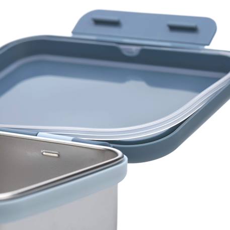 Boîte à goûter en inox tracteur Bleu 4 - vertbaudet enfant 