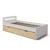 Lit gigogne bois massif leo Blanc+Blanc et bois+Bois 7 - vertbaudet enfant 