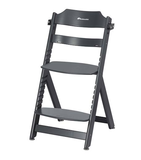 Chaise haute bébé en bois avec coussin timba Mineral graphite 2 - vertbaudet enfant 