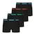 Lot de 4 boxers garçon my petit prix Marine-noir-gris-rouge+Noir 5 - vertbaudet enfant 