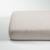 Drap housse bébé satin de coton bio lavé Ambre+Blanc craie+Brun+Cyprès+Lin+Peach+Tilleul 26 - vertbaudet enfant 