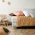 Drap housse 1 personne satin de coton bio lavé Ambre+Blanc craie+Cyprès+Lin+Peach+Tilleul 5 - vertbaudet enfant 