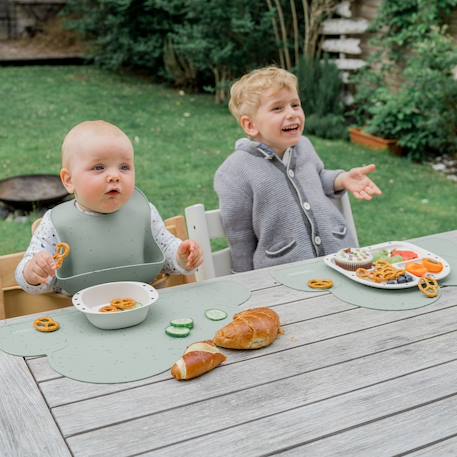Set de table nuage Beige+blanc+Crumble à la pistache+Gris clair+pistache confettis+Rose+Rouge+taupe+Vert 27 - vertbaudet enfant 