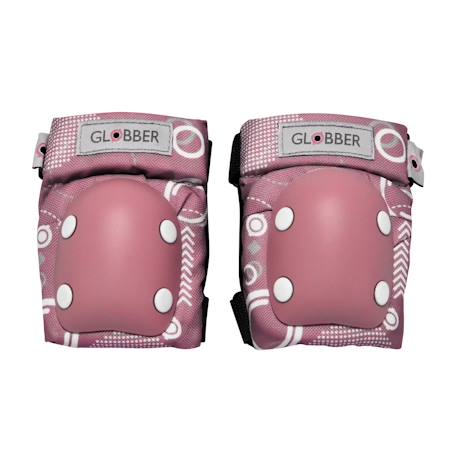 Set 2 protections imprimés enfants xxs (coudes et genoux) Rose pastel+Vert emeraude+Vert sauge 2 - vertbaudet enfant 