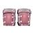 Set 2 protections imprimés enfants xxs (coudes et genoux) Rose pastel+Vert emeraude+Vert sauge 2 - vertbaudet enfant 