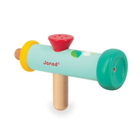 Trompette en bois gioia Vert 1 - vertbaudet enfant 